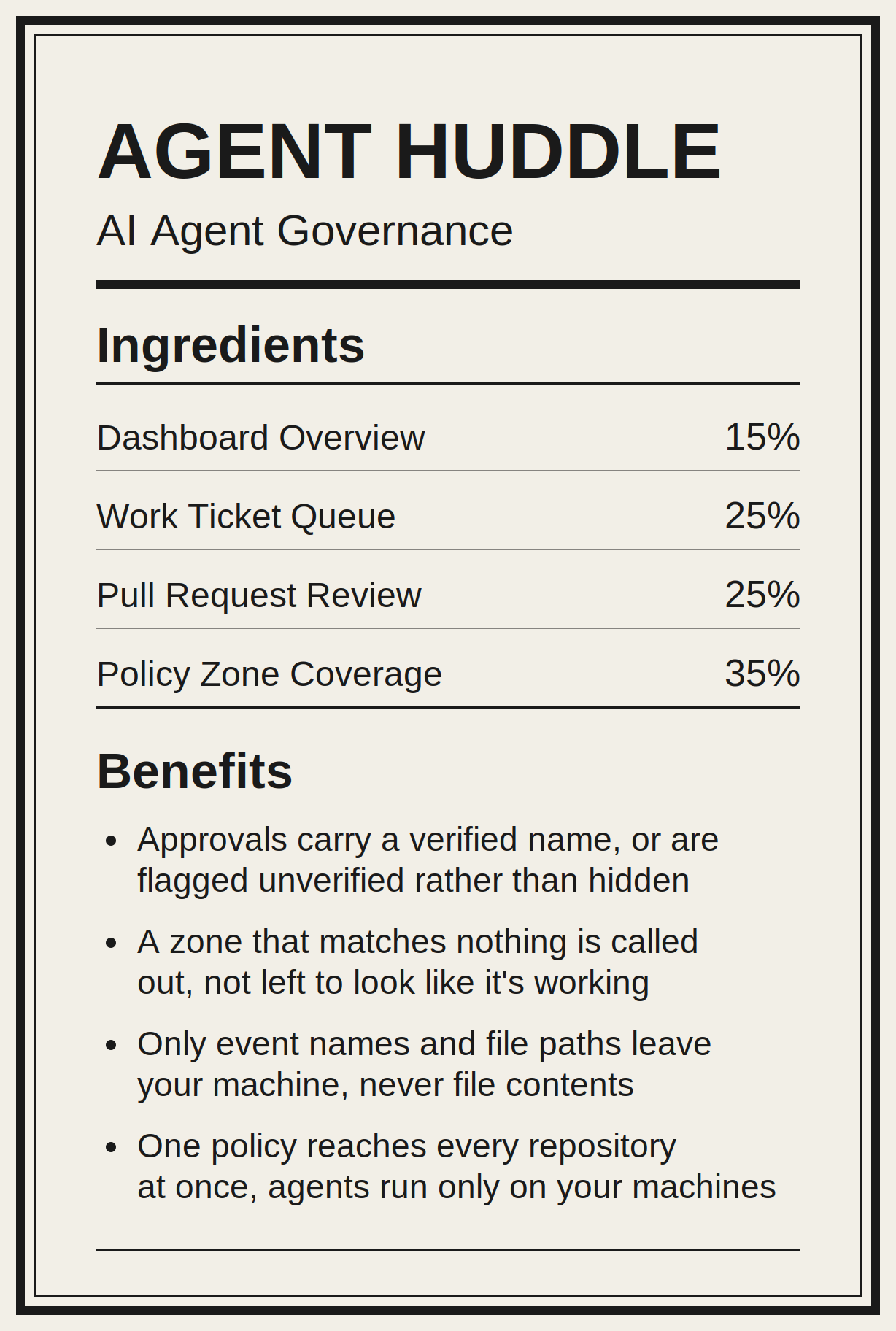 Agent Huddle business model